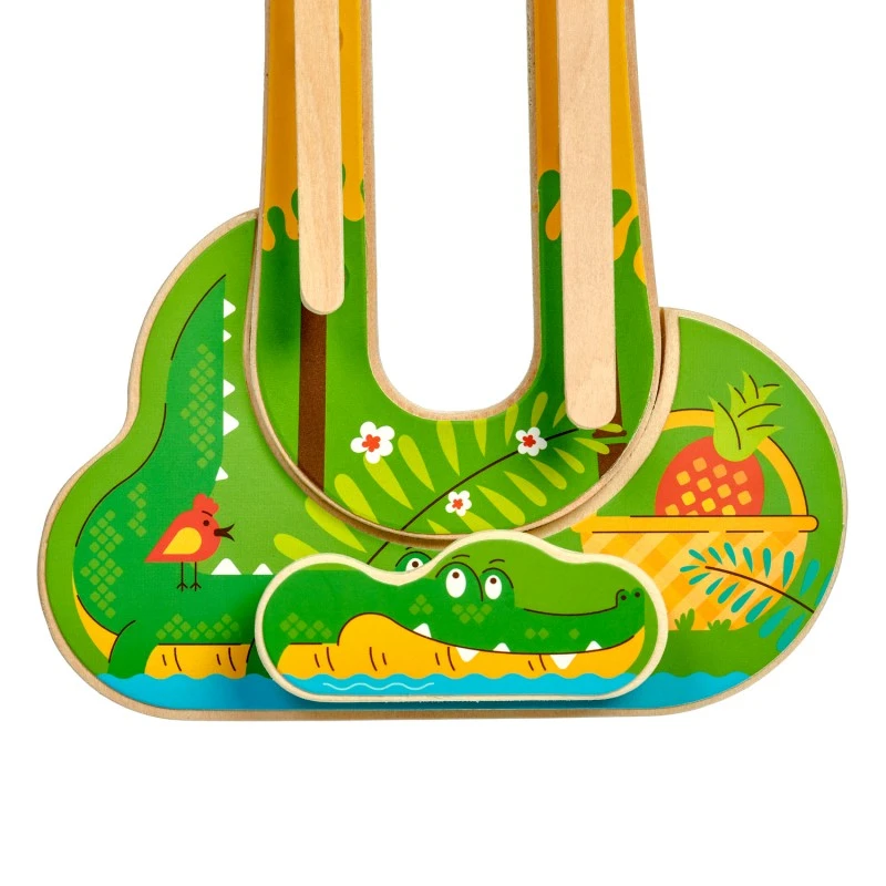 Дървена интерактивна играчка за стена, Lucy&Leo, Маймунка